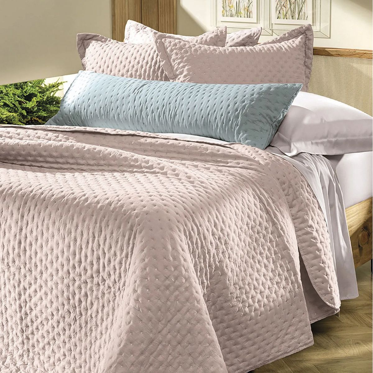 Colcha de Casal Frisson 3 Peças Rosa Lille - Altenburg