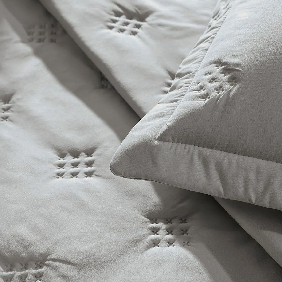 Colcha King Diamond 3 Peças Cinza Sílex - Altenburg