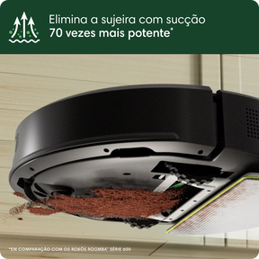 Robô Aspirador Roomba 105 Combo, iRobot, Aspira e Passa Pano