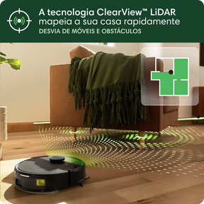 Robô Aspirador Roomba 105 Combo, iRobot, Aspira e Passa Pano