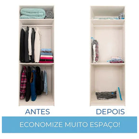 Kit Compact Premium – Saco a Vácuo + Bomba Elétrica