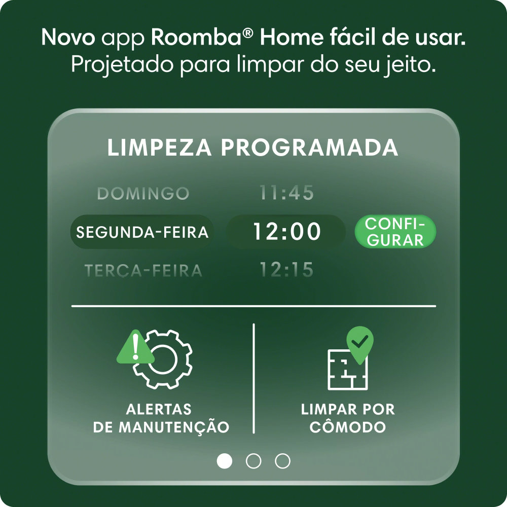 Robô Aspirador Roomba 405+ Combo, com Base AutoWash Dock, Aspira e Passa Pano, iRobot